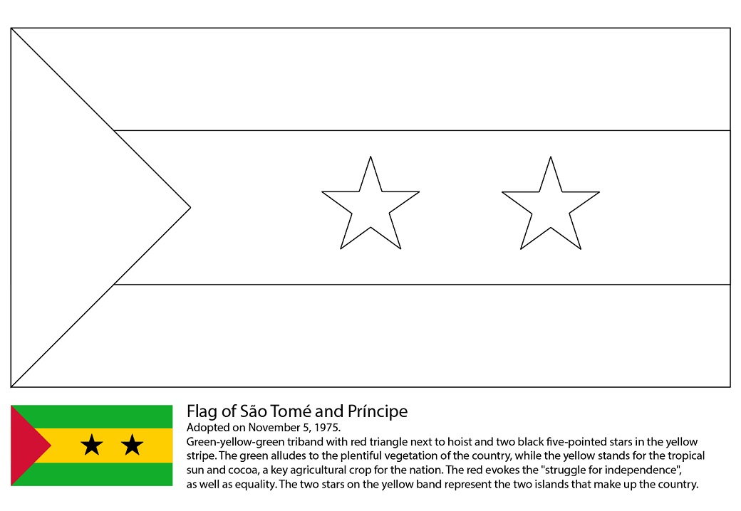 Flag of São Tomé and Príncipe 