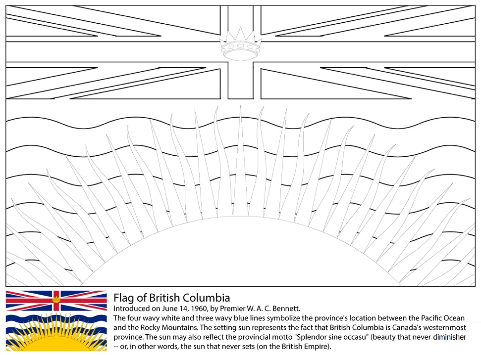 Flag of British Columbia 