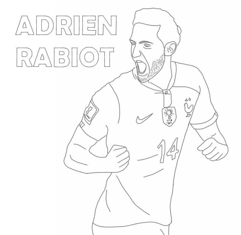 Adrien Rabiot stampabile 