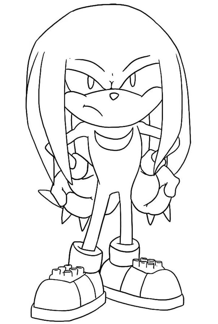 Arrabbiato Knuckles l’Echidna 