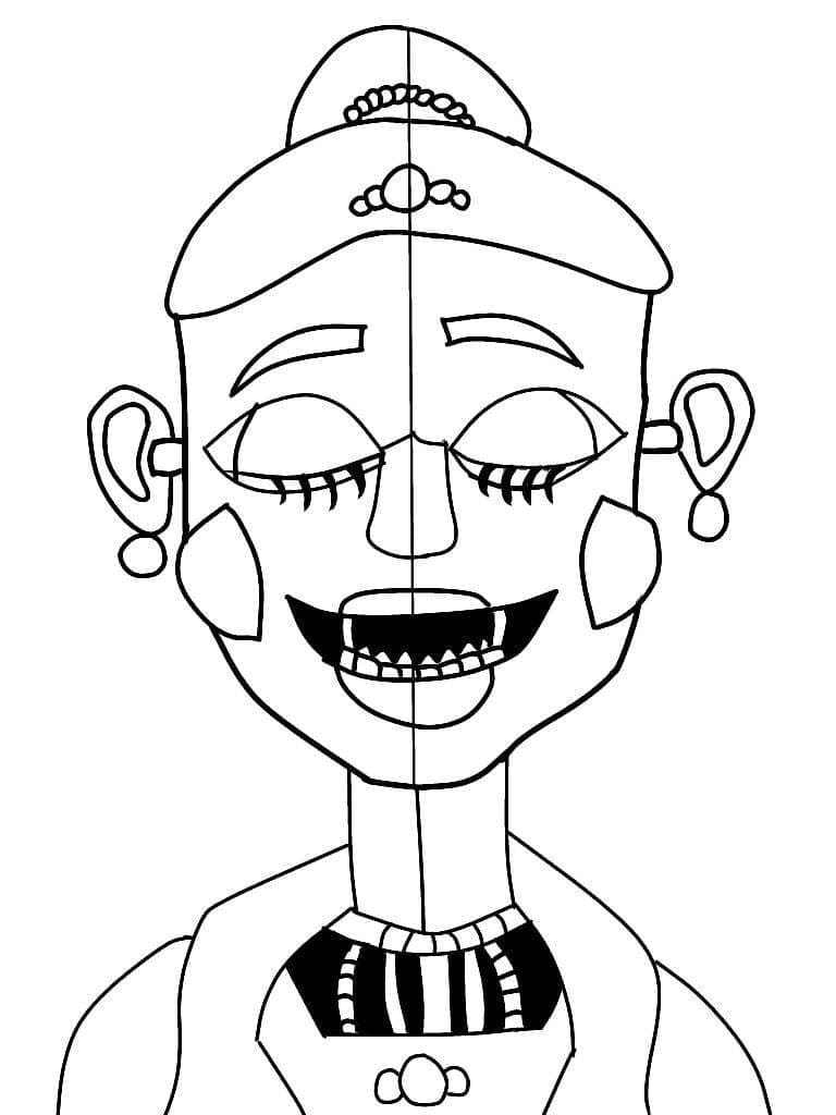 Ballora FNAF da colorare