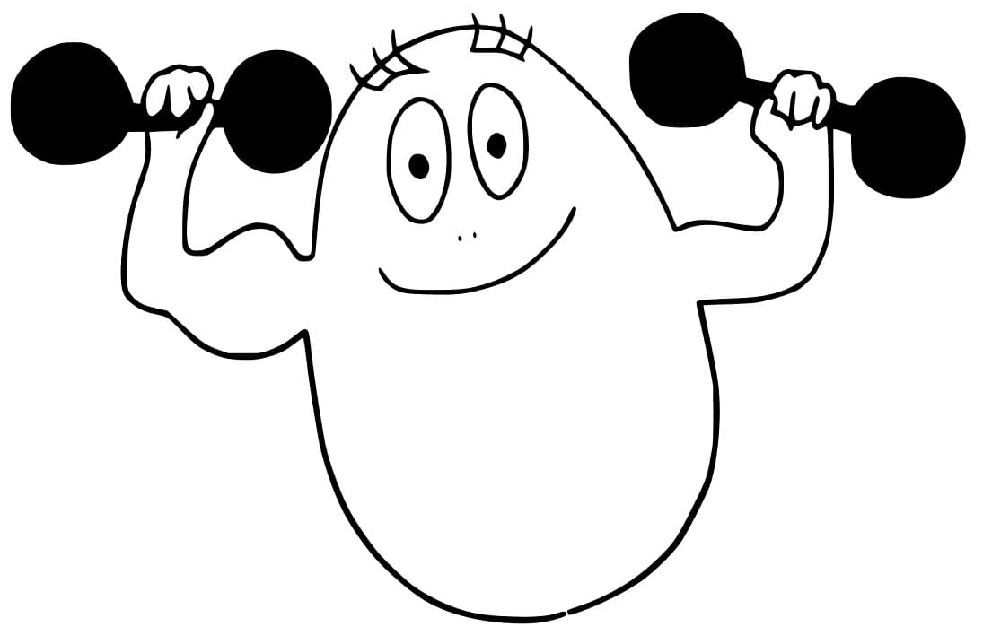 Barbabravo from Barbapapa da colorare