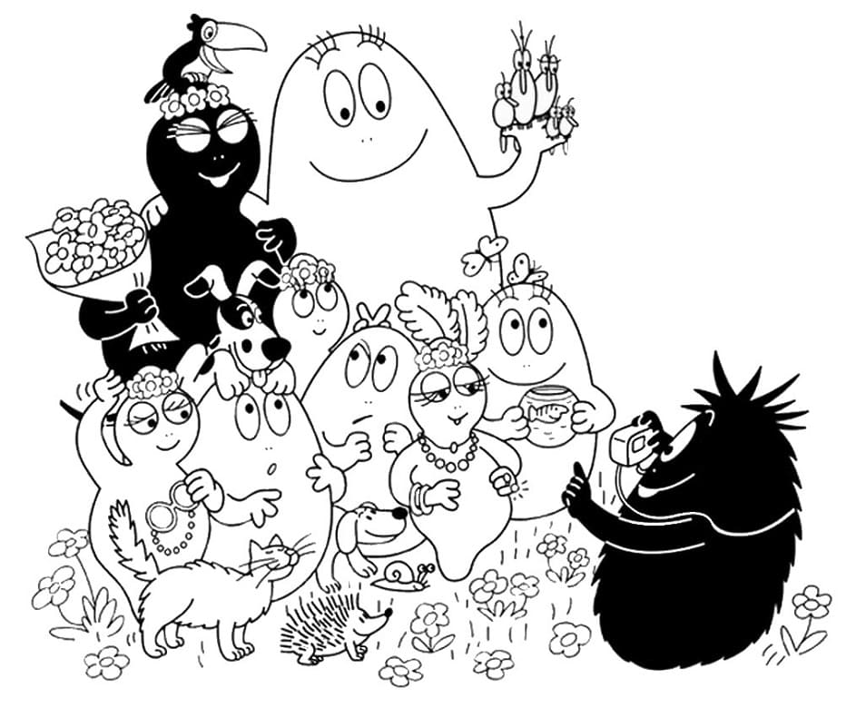 Barbapapà 19 da colorare