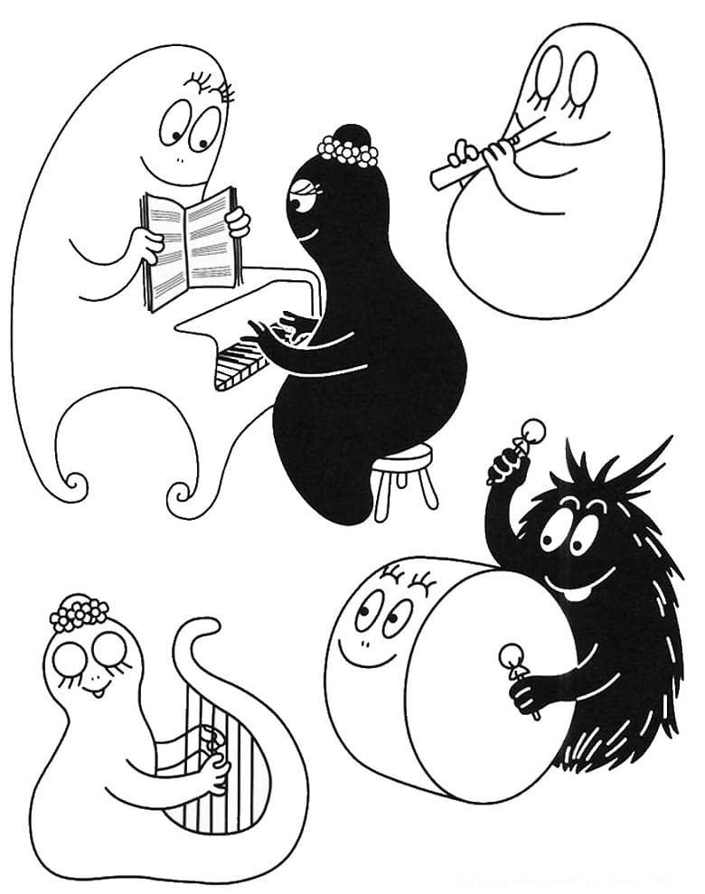 Barbapapà 21 da colorare