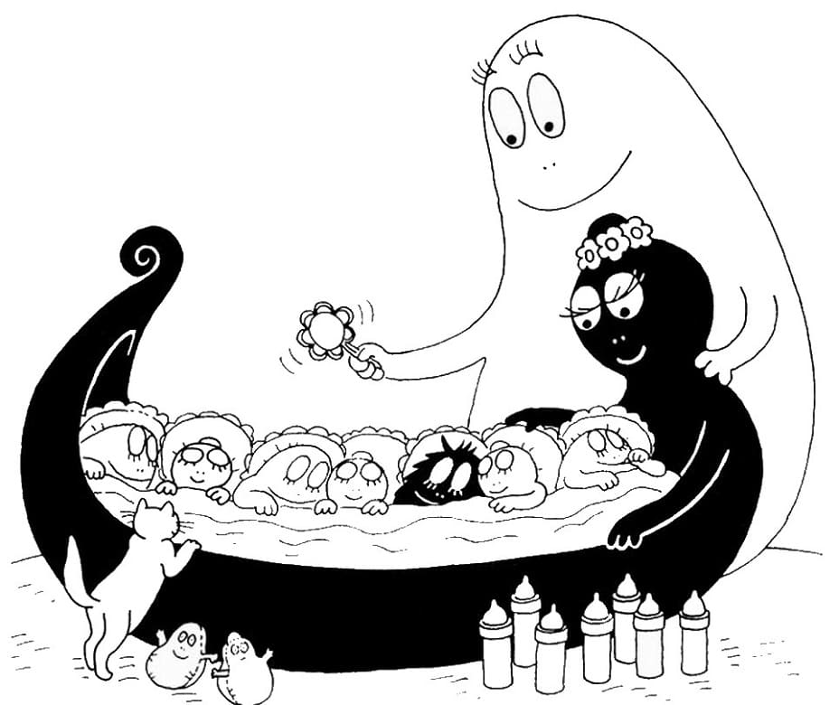 Barbapapà 22 da colorare