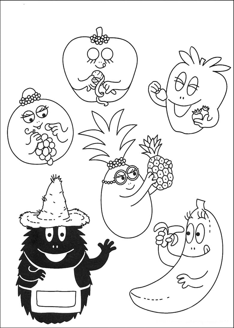 Barbapapà 30 da colorare