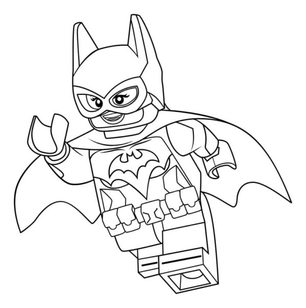 Batman Lego da colorare