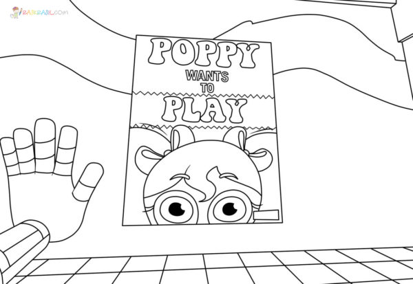 Bella dal gioco Poppy Playtime 2 da colorare