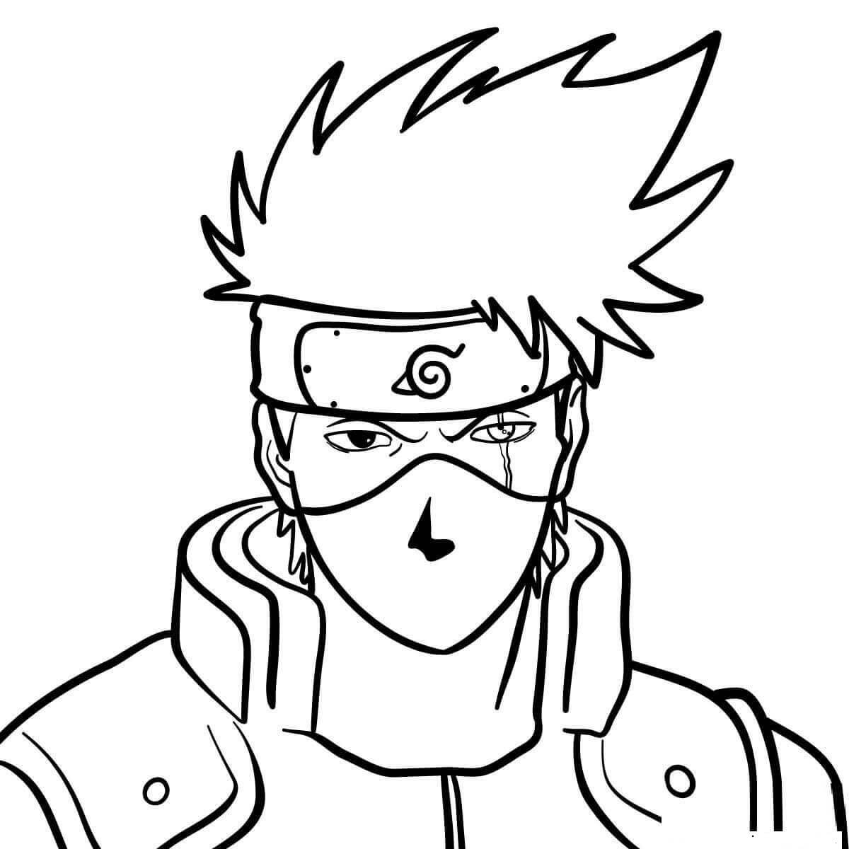 Kakashi Hatake da colorare