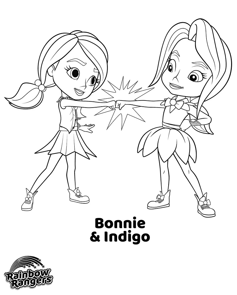 Bonnie e Indigo da colorare
