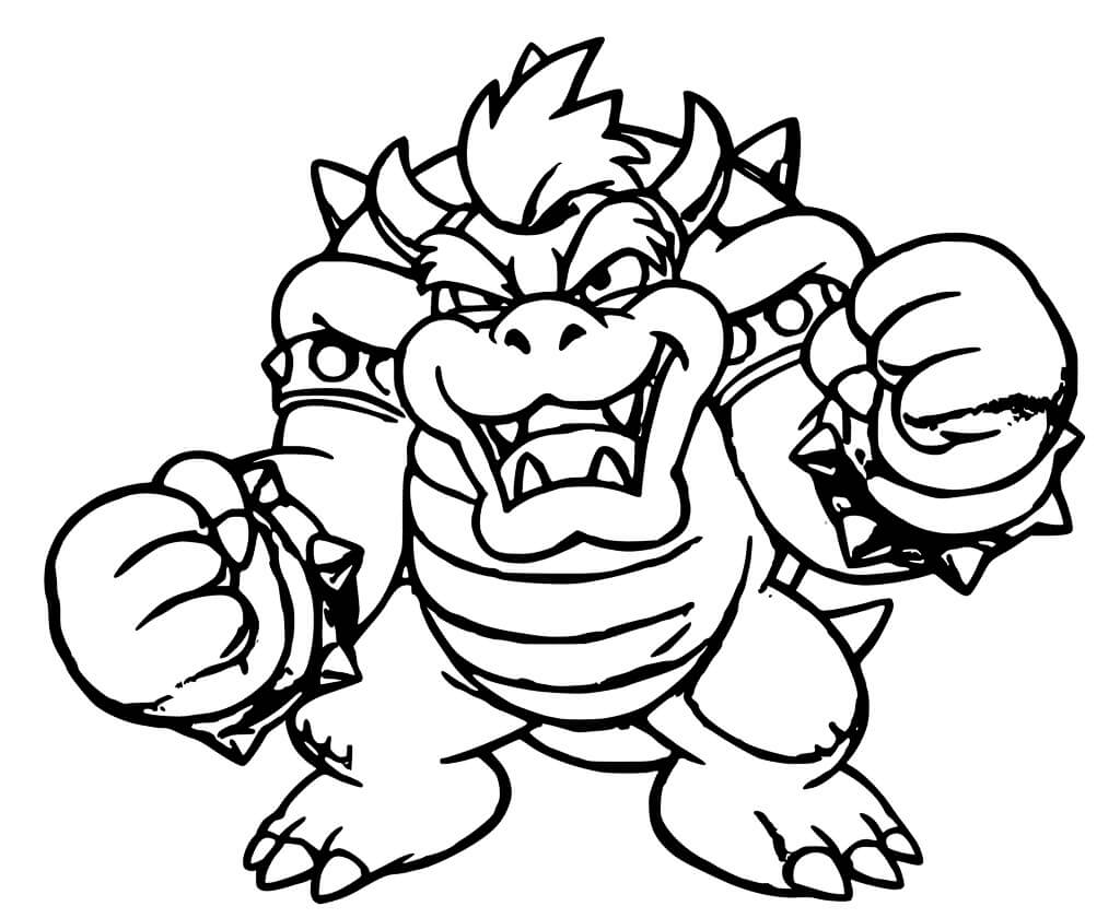 Bowser 6 da colorare