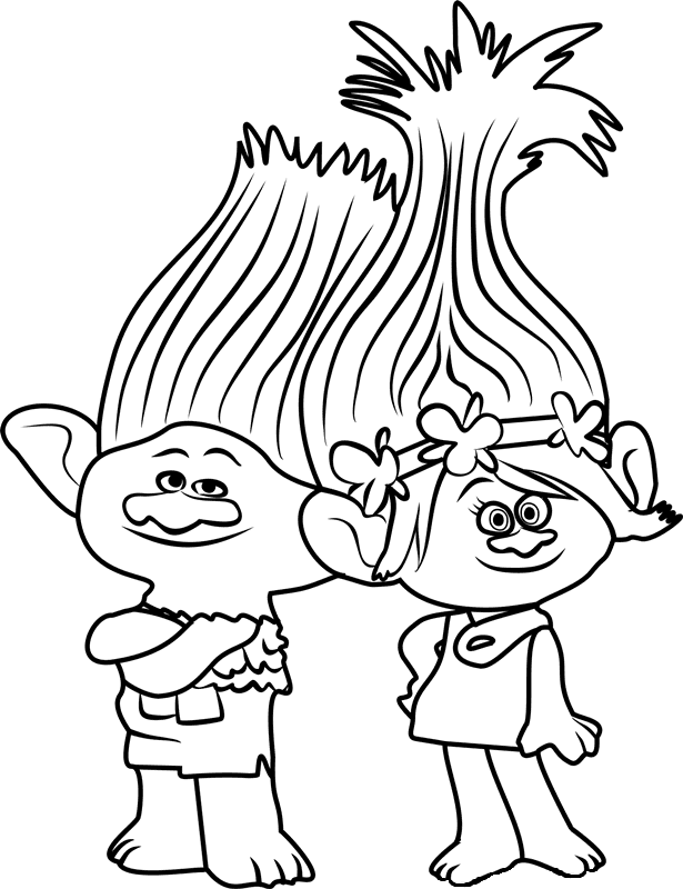 Trolls da colorare