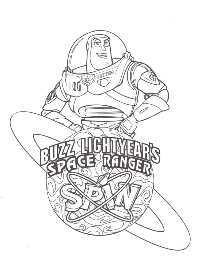Buzz Lightyear 3 da colorare