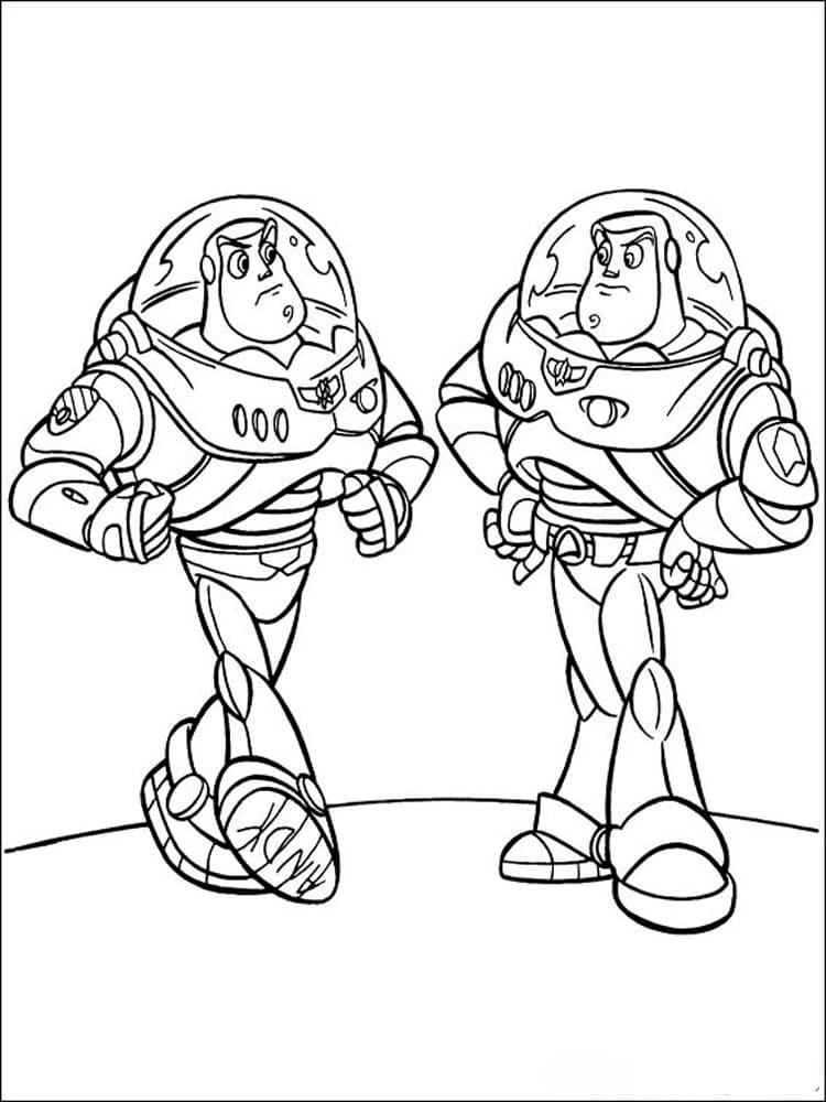 Buzz Lightyear Giocattoli da colorare