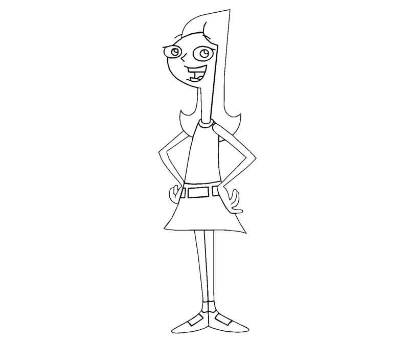 Candace Divertente da colorare