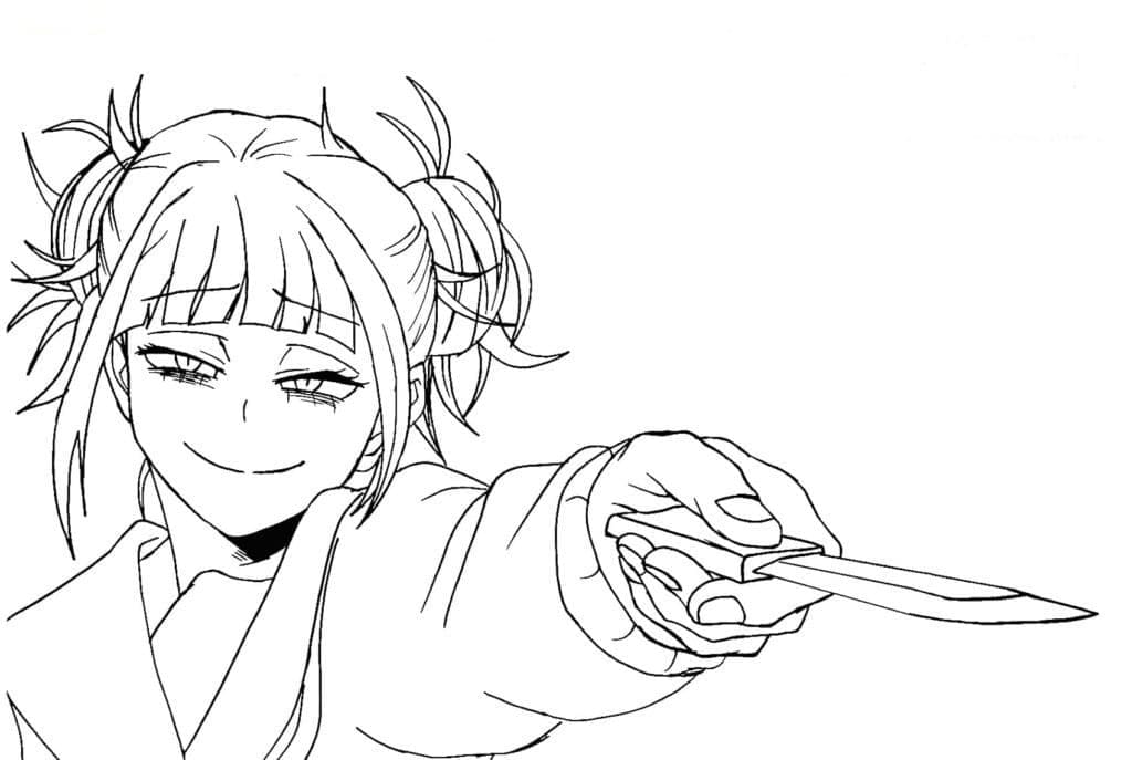 Cattiva Toga Himiko da colorare