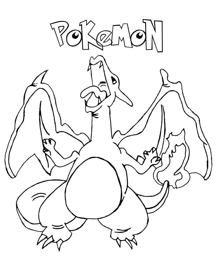 Charizard 1 da colorare