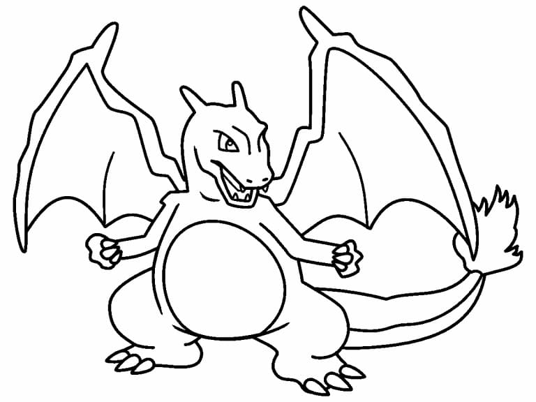 Charizard 3 da colorare