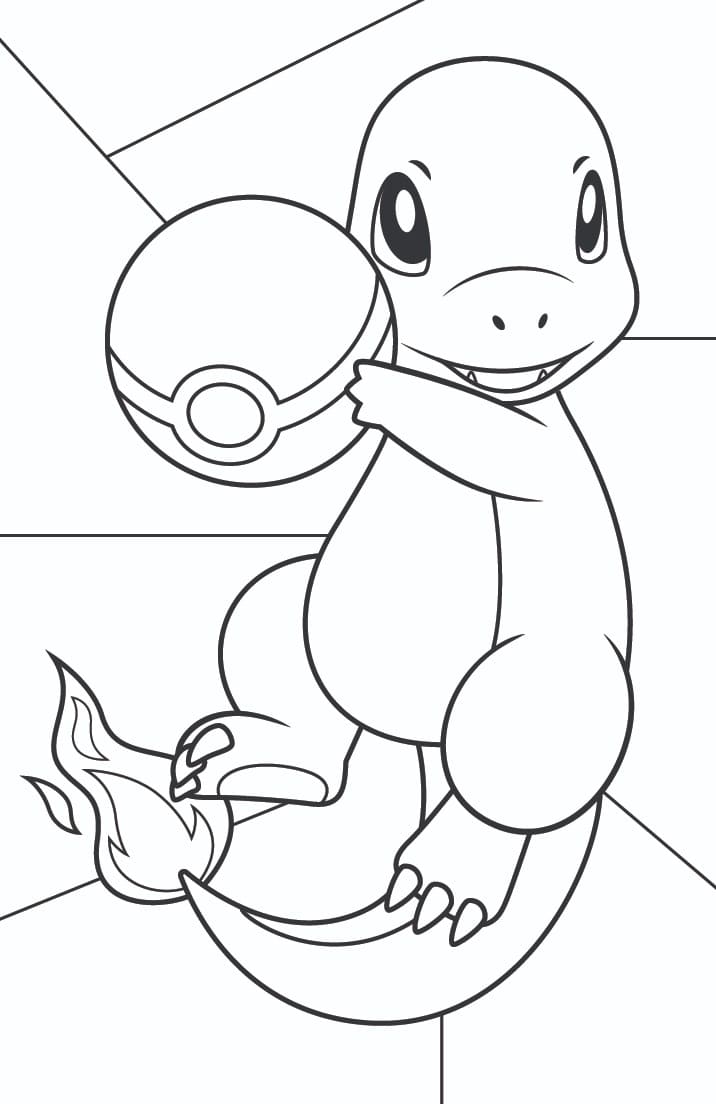 Charmander e Poké Ball 