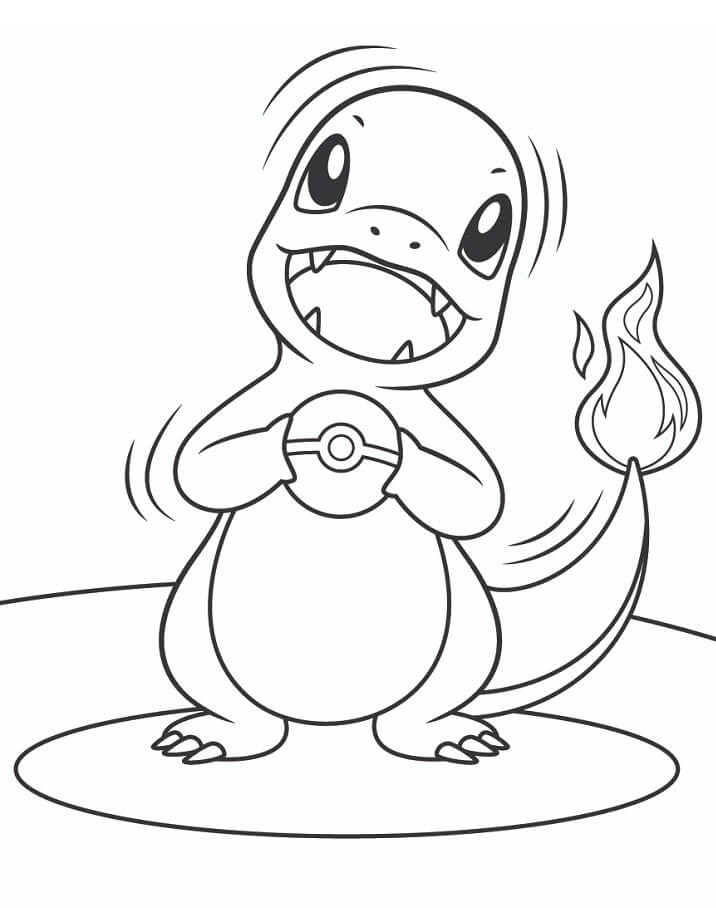 Charmander e Pokeball 