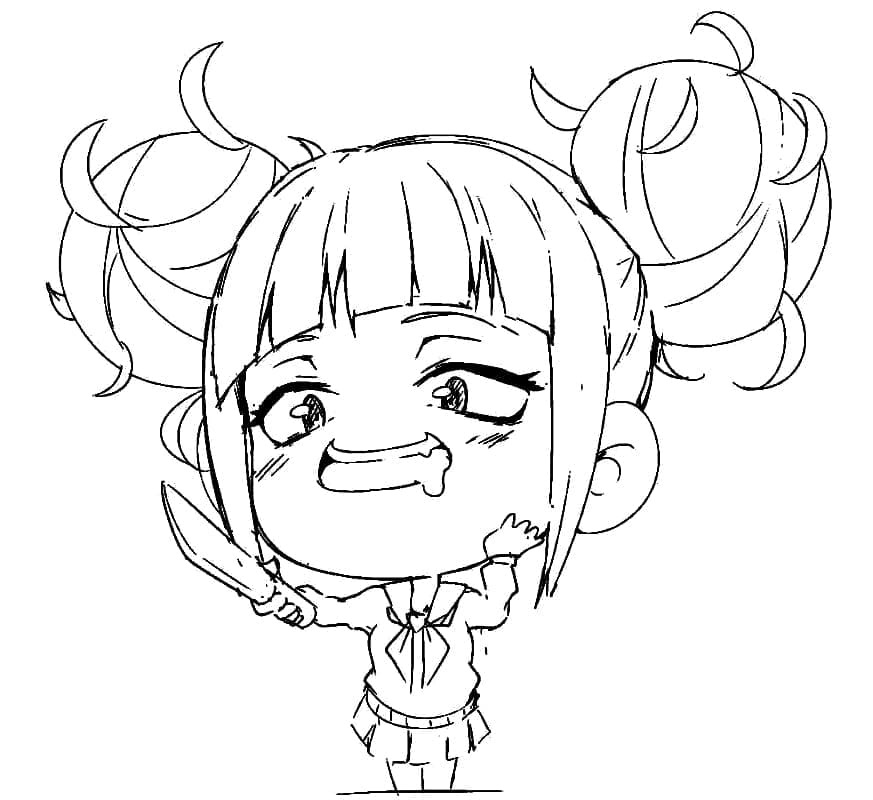 Chibi Toga Himiko da colorare