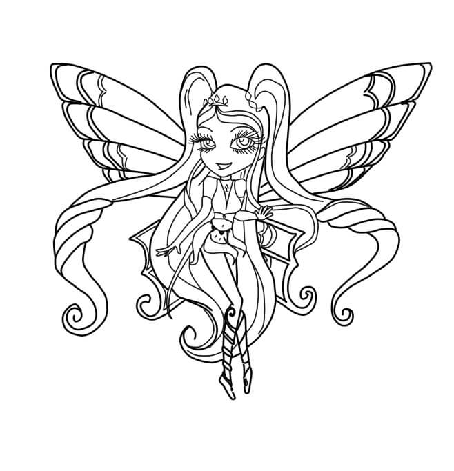 Chibi Winx Club da colorare