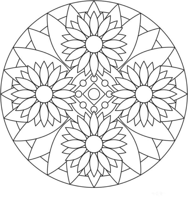 Con l’aiuto di un mandala, puoi sintonizzare la tua mente su un’onda positiva da colorare