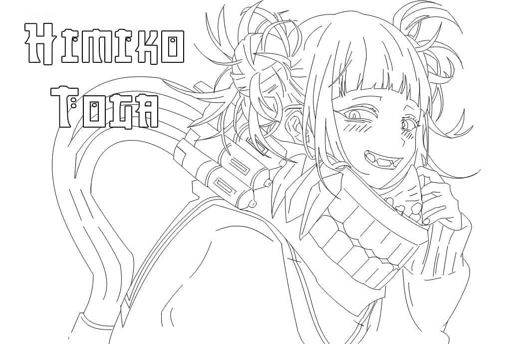 Contenta Toga Himiko da colorare