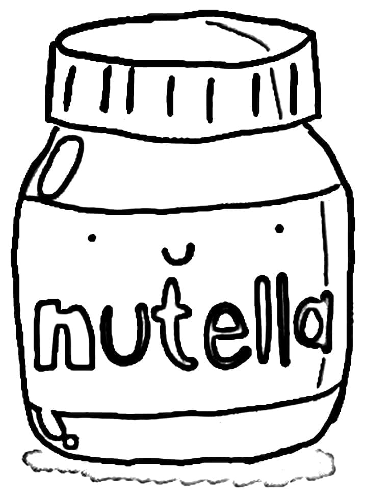 Disegna Barattolo di Nutella 