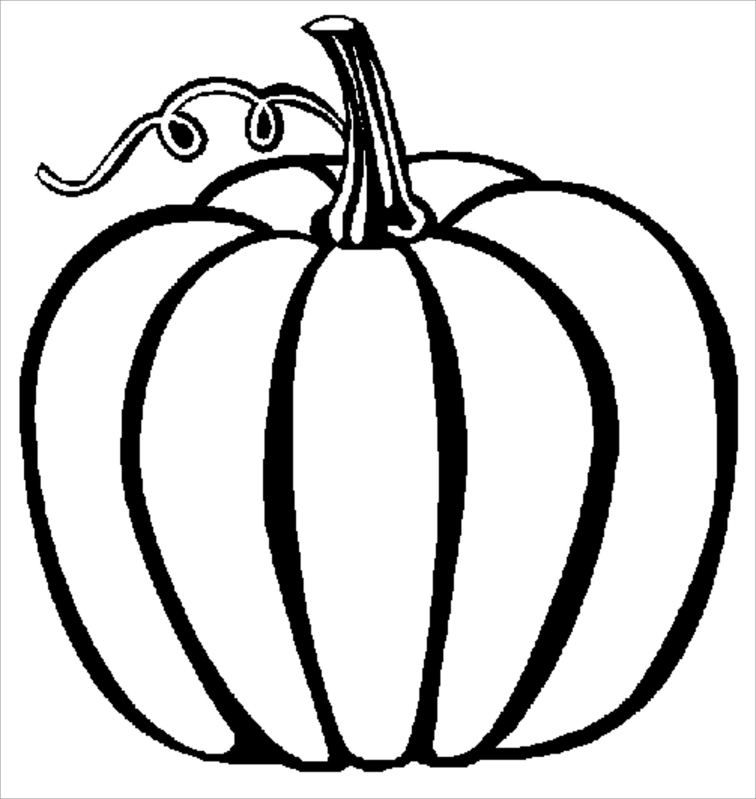 Disegnare la Zucca da colorare