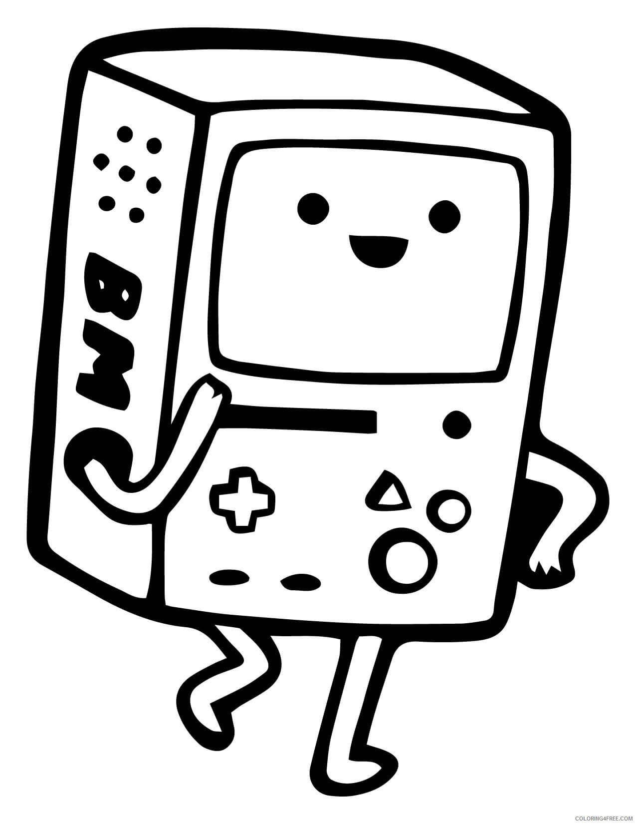 Disegno BMO da colorare