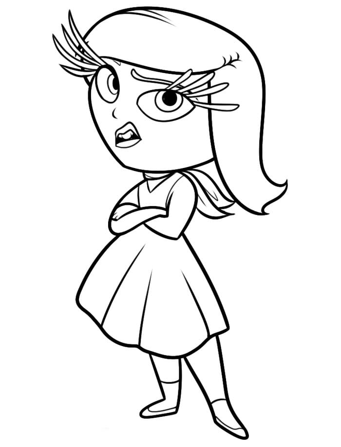 Disgust di Inside Out da colorare