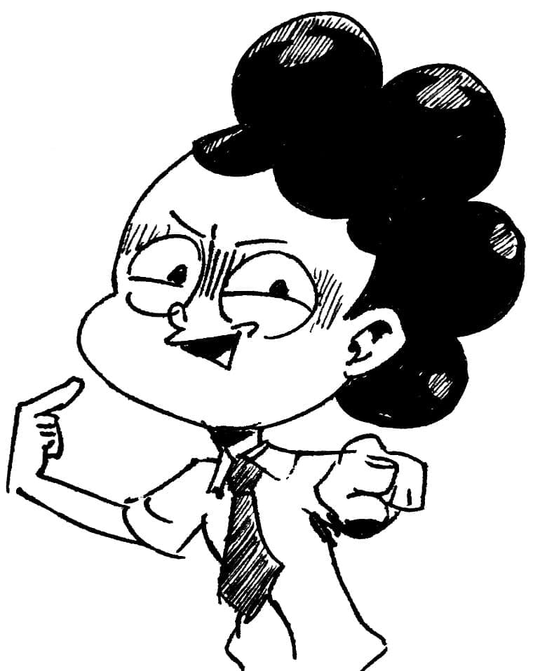 Divertente  Minoru Mineta da colorare