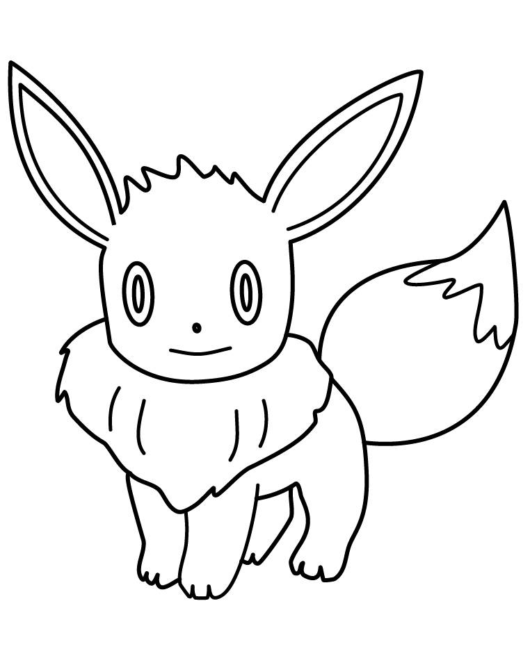 Eevee normale da colorare