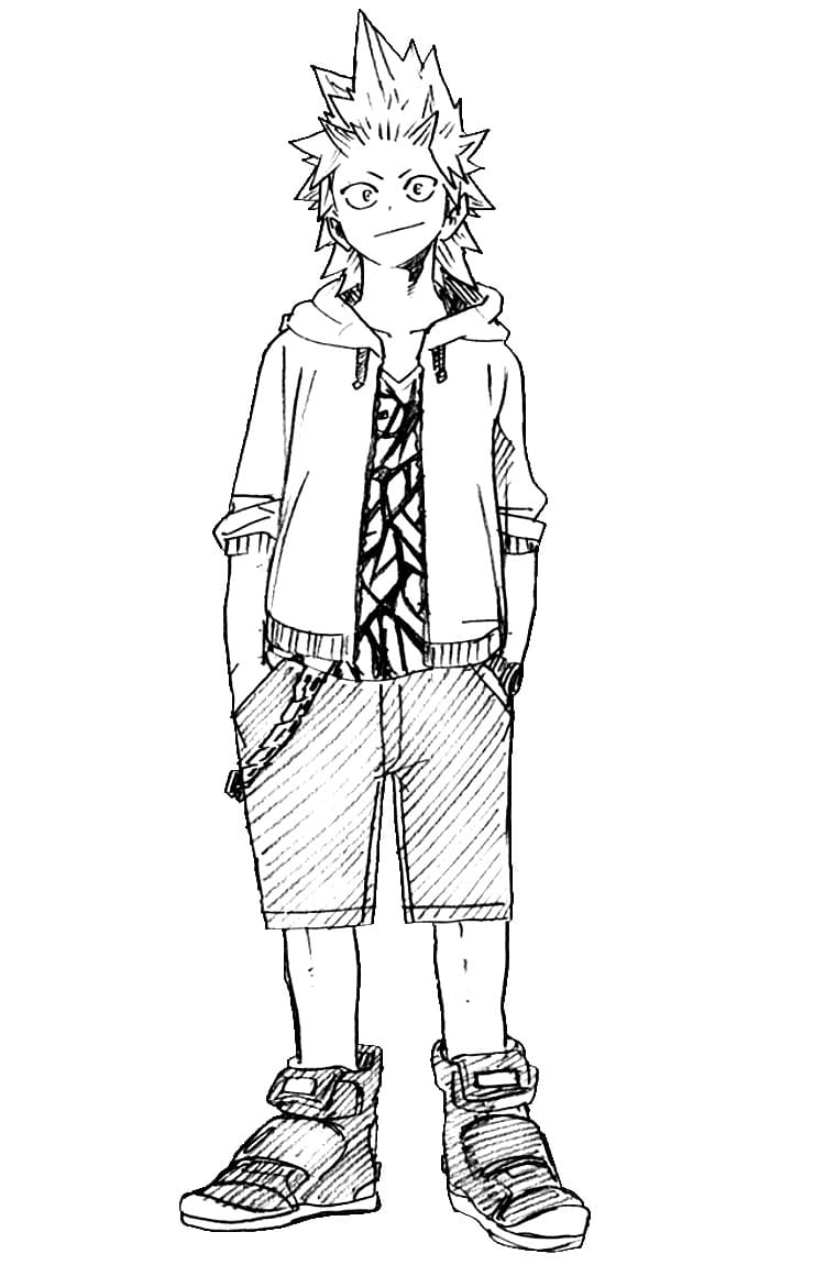 Eijiro Kirishima da colorare
