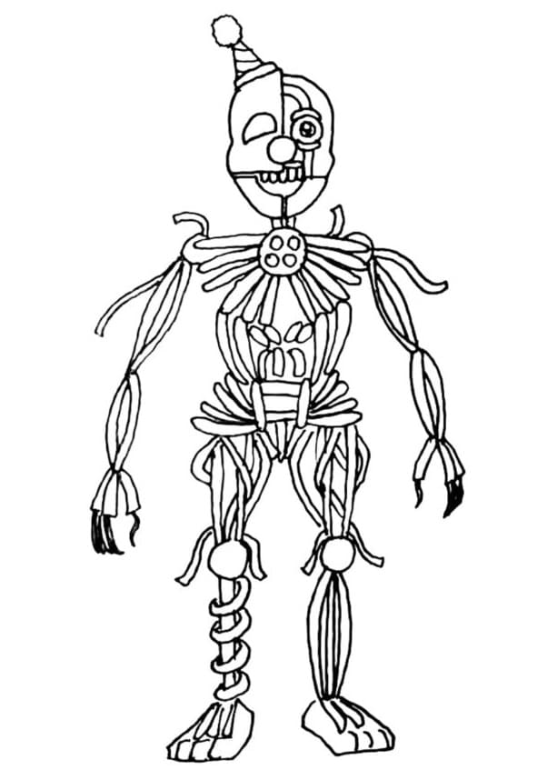 Ennard FNAF da colorare