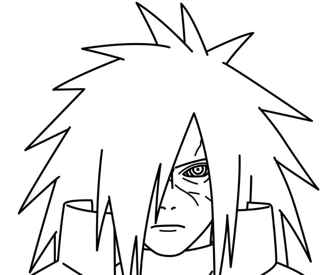 Faccia Madara Legale da colorare