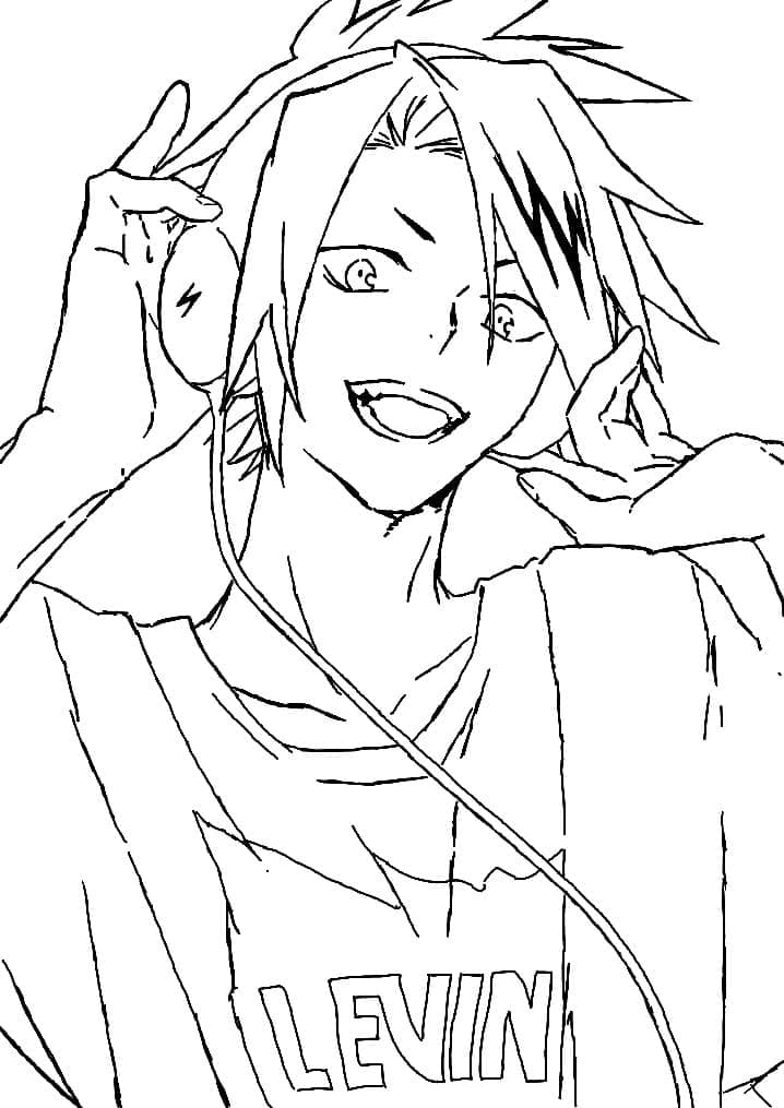 Freddo Kaminari Denki da colorare
