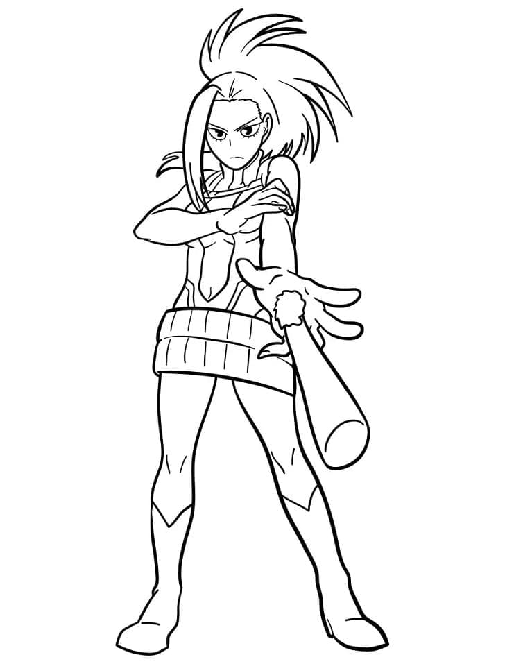 Freddo Momo Yaoyorozu da colorare
