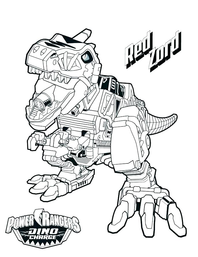 Freddo Red Zord da colorare