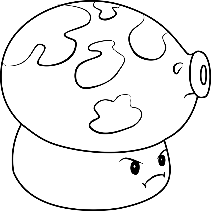 Fungo Fumo Arrabbiato da colorare