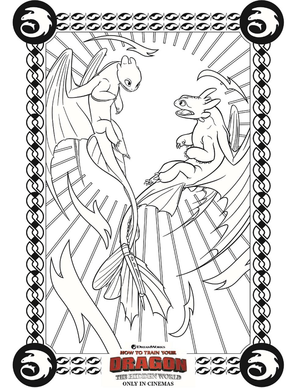 Furia Chiara e Furia Buia da colorare