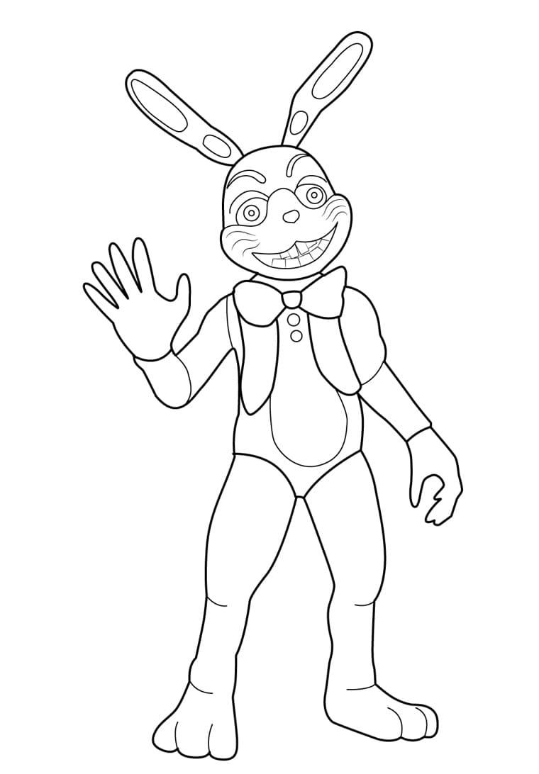 Glitchtrap FNAF da colorare