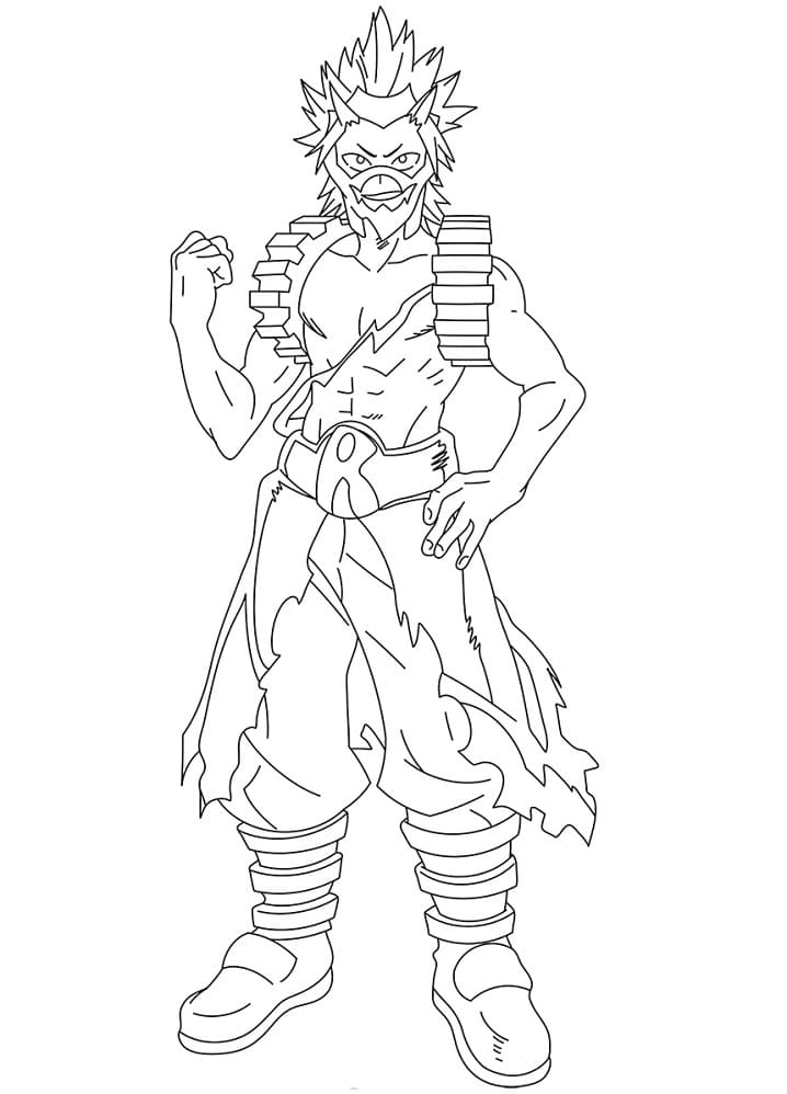 Gratuito Kirishima da colorare