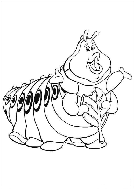 Heimlich del bruco da colorare