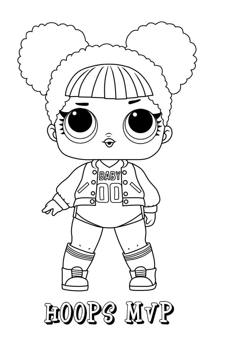 Hoops Mvp Lol Doll da colorare