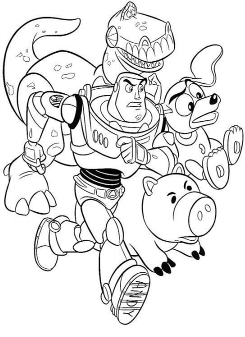 Toy Story da colorare