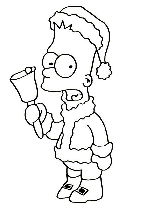 Il Bart da colorare