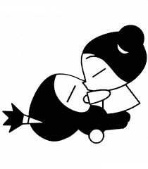 Il Grande Bacio di Pucca Garu da colorare