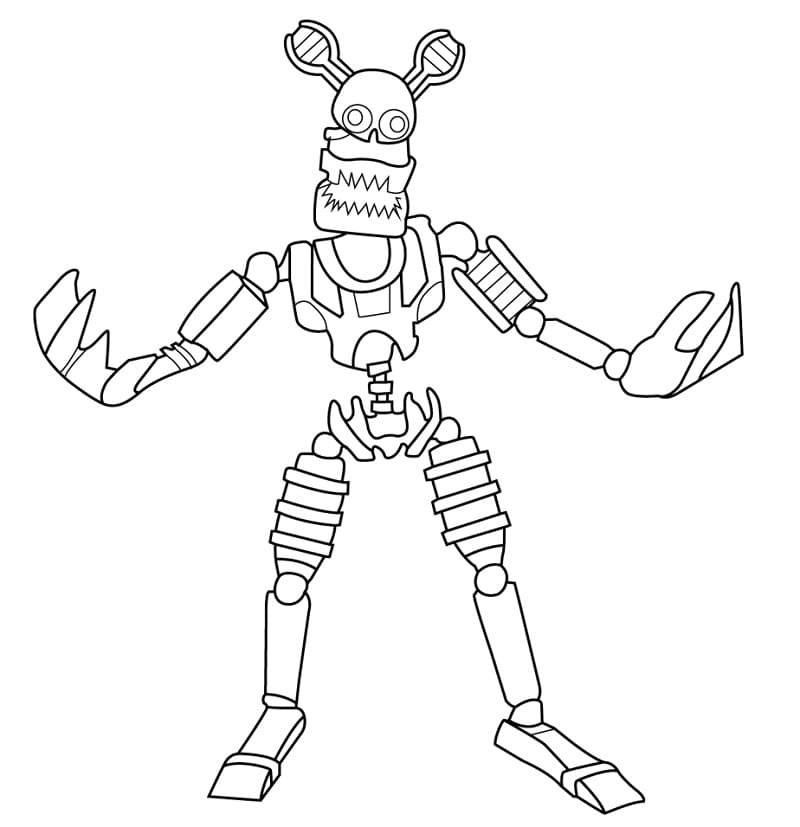 Incubo Endo FNAF da colorare